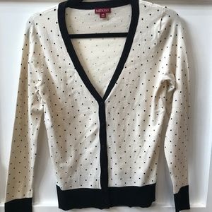 Polka dot cardigan
